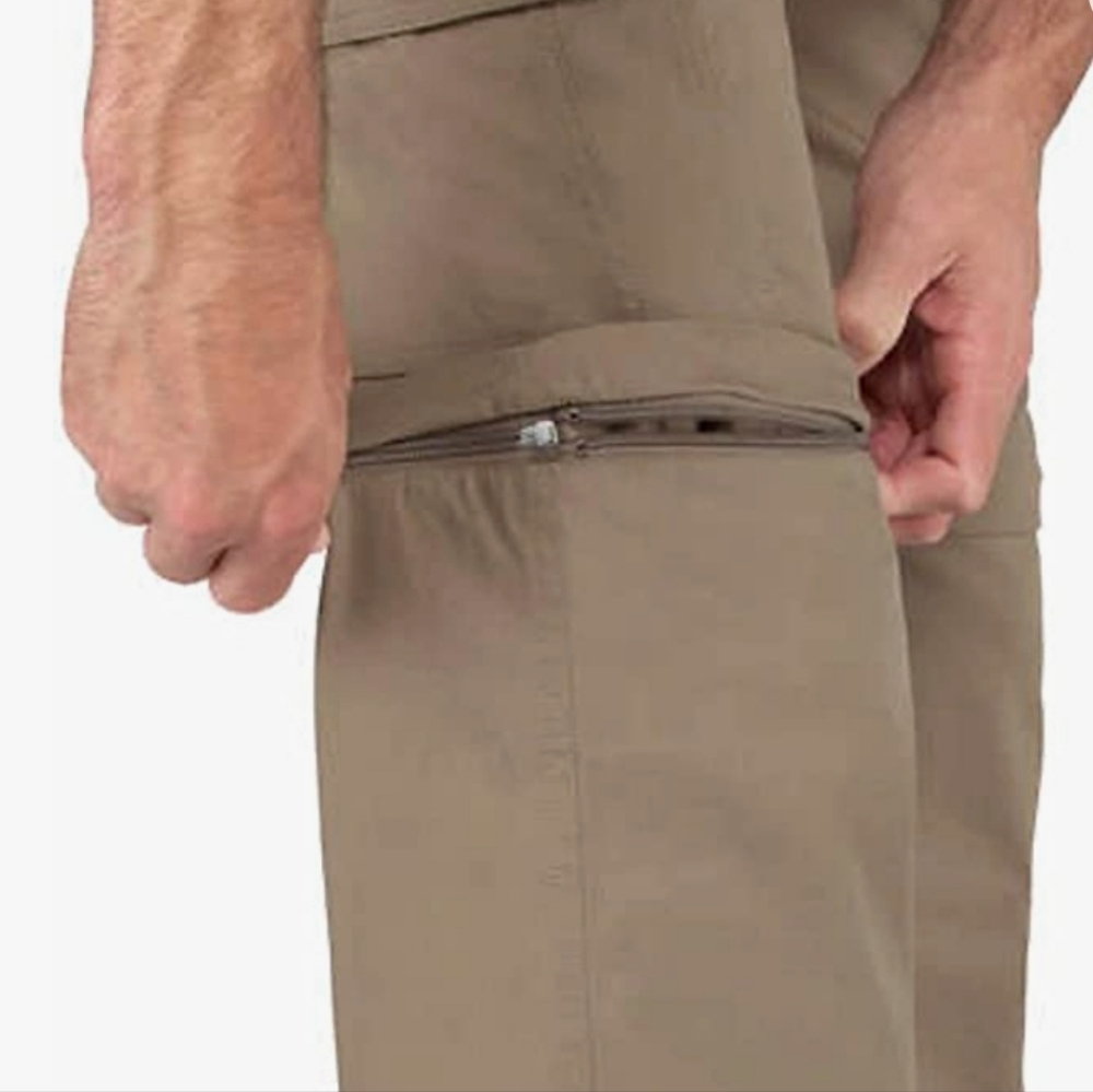 New BC Clothing Convertible Cargo Stretch Converts Shorts Elastic Waist XXL 32L - Picture 7 of 9
